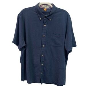 Connecticut Orignals Tailor Vintage Blue Casual Button‎ Down Shirt XL